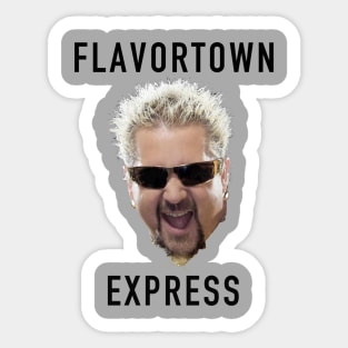 FlavorTown Express Sticker